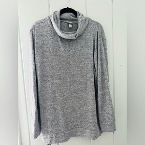 A New Day Gray Cowl Neck Sweater / L